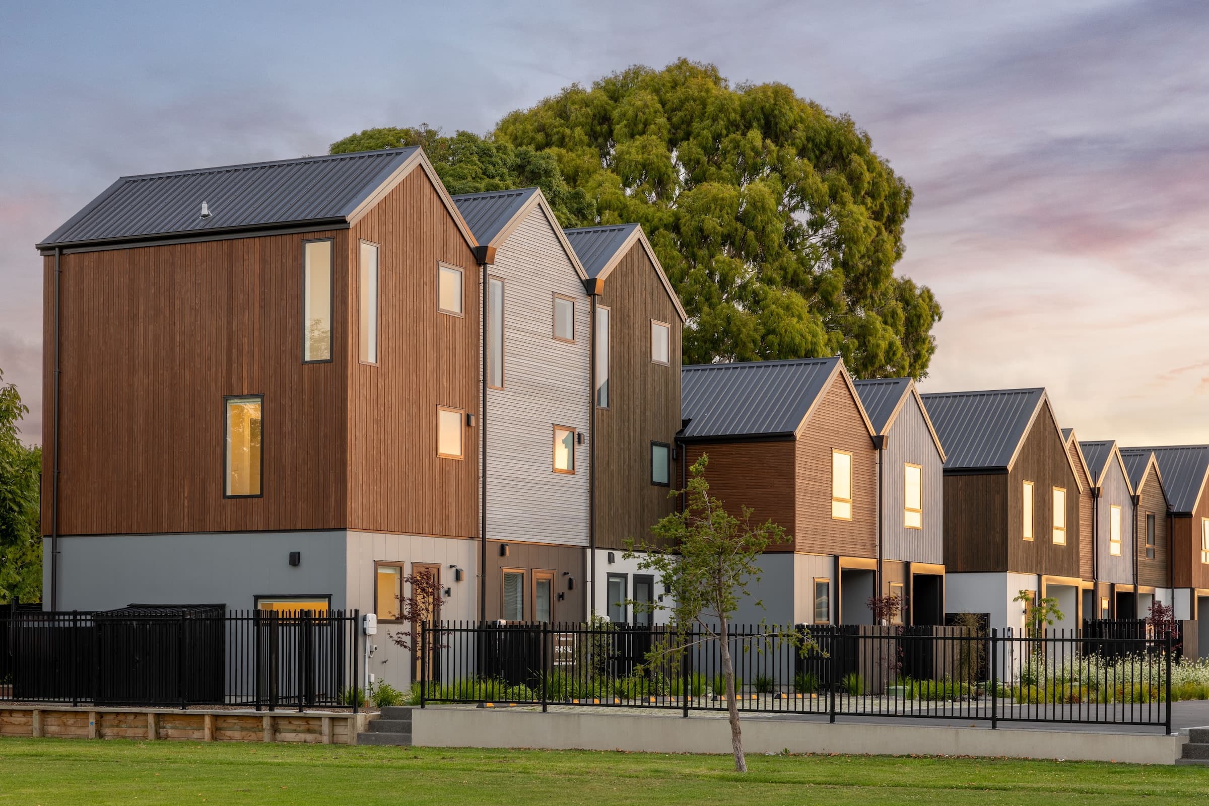 Three modern investment townhouses